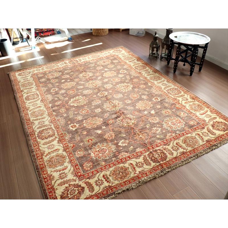 トルコ絨毯　宮廷を飾った１６世紀のウシャクじゅうたんデザイン  231x177cm  伝統柄 ウール100％手織り/工芸品カーペット | ブランド登録なし | 05