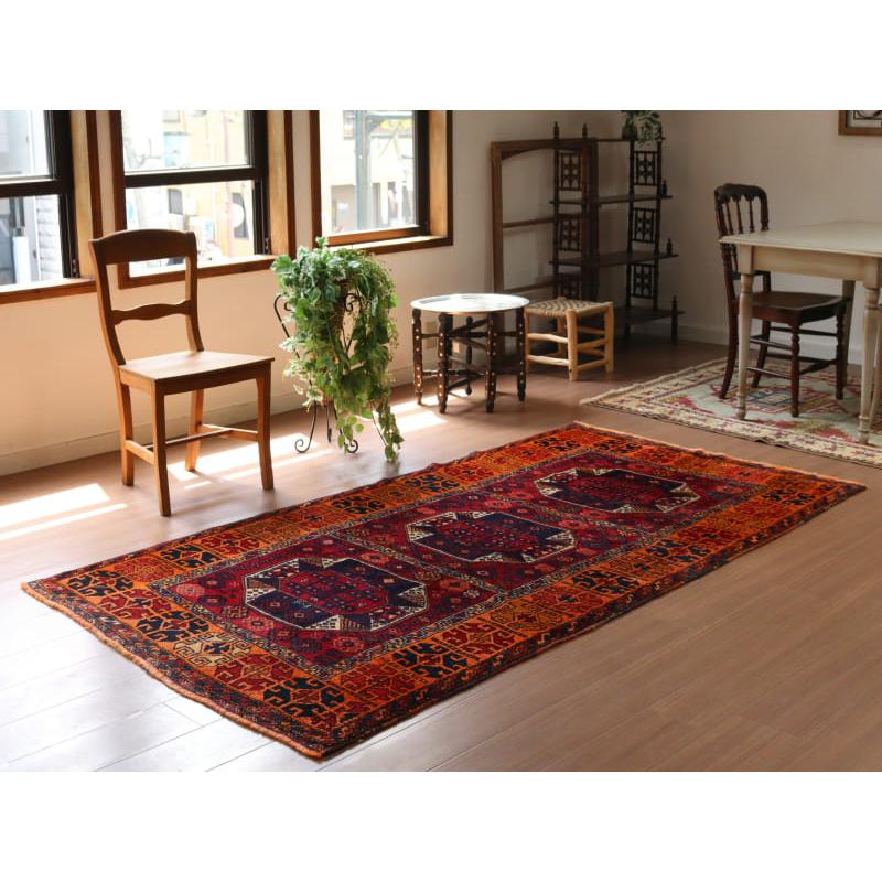 トライバルラグ 手織り絨毯 トルコ 235x123cm アンテップ クルディッシュ | ブランド登録なし | 01