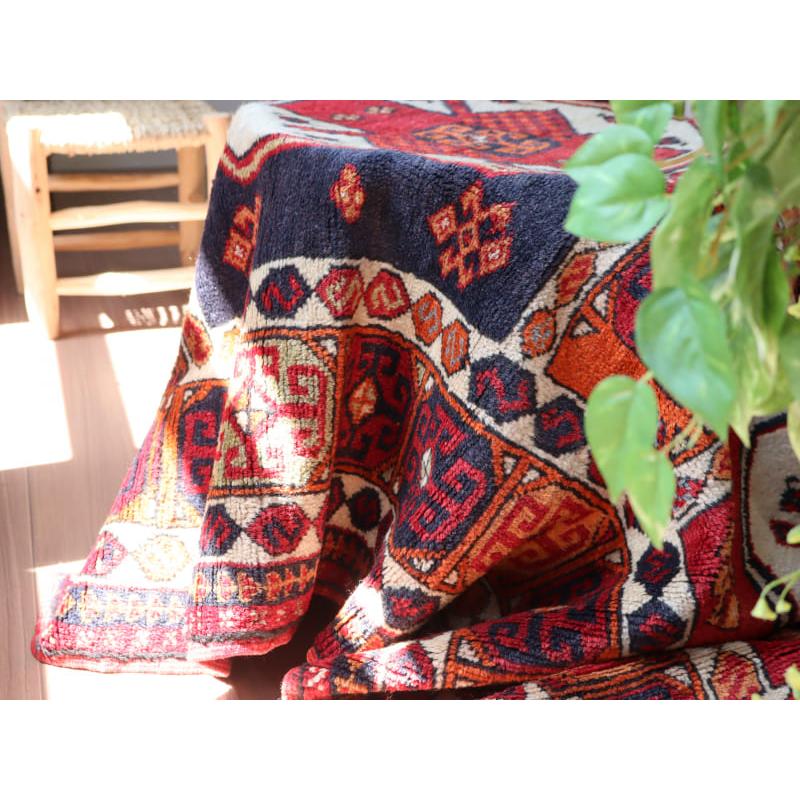 トライバルラグ 手織り絨毯 トルコ 233x130cm シャワック ウルファ | ブランド登録なし | 10