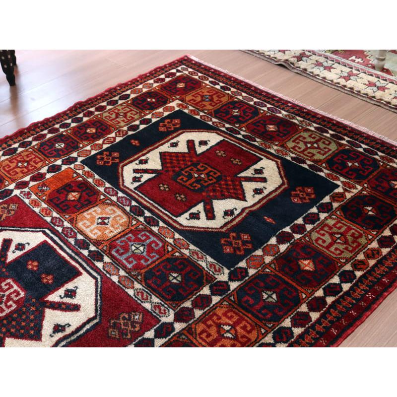 トライバルラグ 手織り絨毯 トルコ 233x130cm シャワック ウルファ | ブランド登録なし | 03