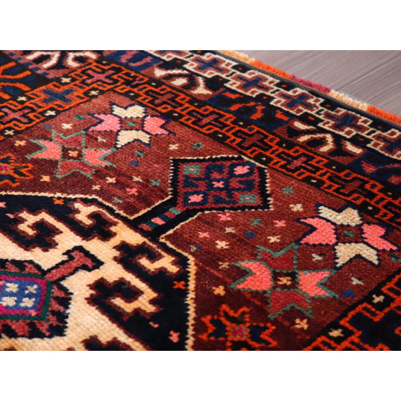 トライバルラグ 手織り絨毯 トルコ 206x100cm ハッキャリ ヘルキ | ブランド登録なし | 05