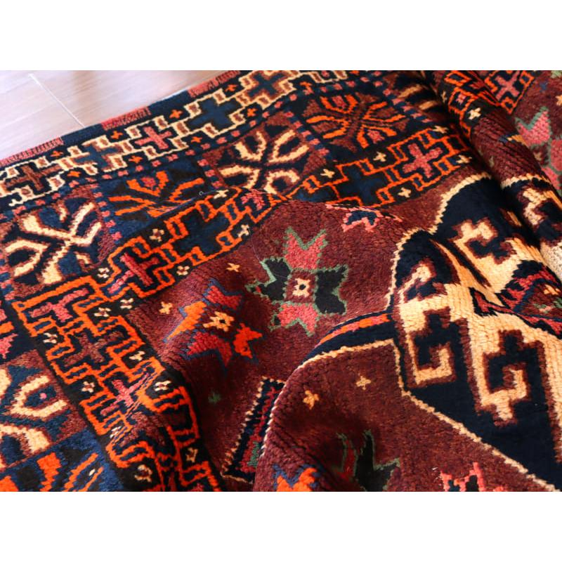 トライバルラグ 手織り絨毯 トルコ 206x100cm ハッキャリ ヘルキ | ブランド登録なし | 06