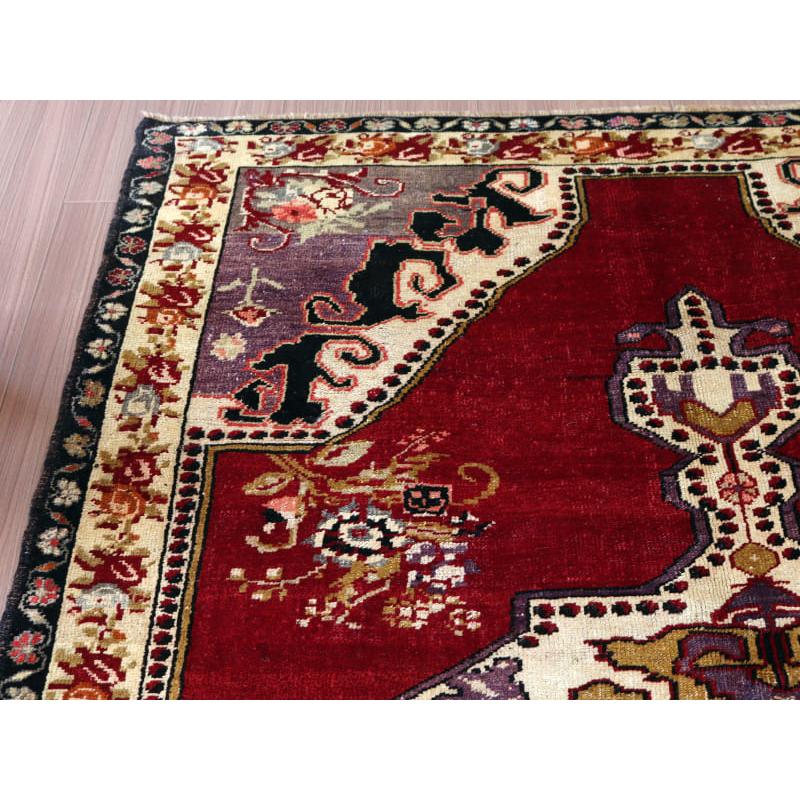 トライバルラグ 手織り絨毯 トルコ 246x155cm コンヤ カラプナル メダリオン | ブランド登録なし | 03