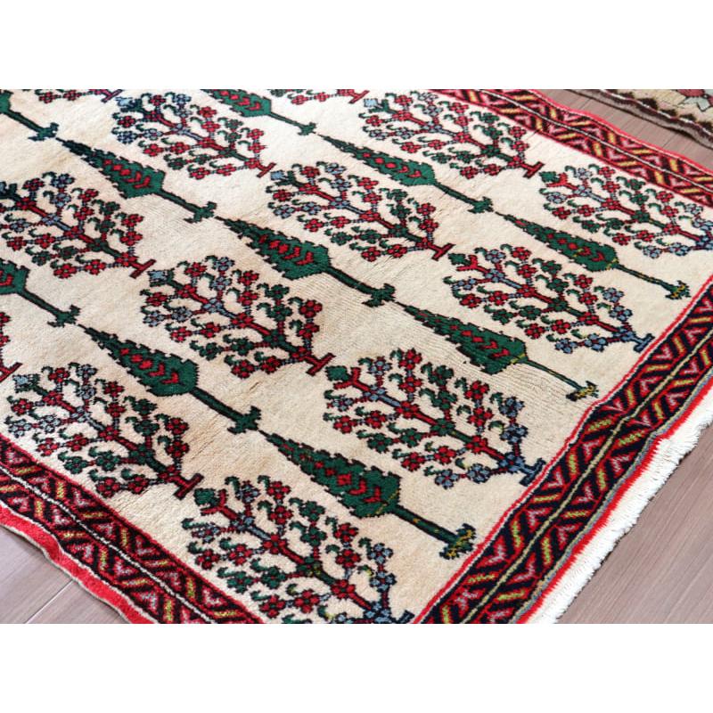 トライバルラグ 手織り絨毯 トルコ 149x108cm ニーデ 生命の木