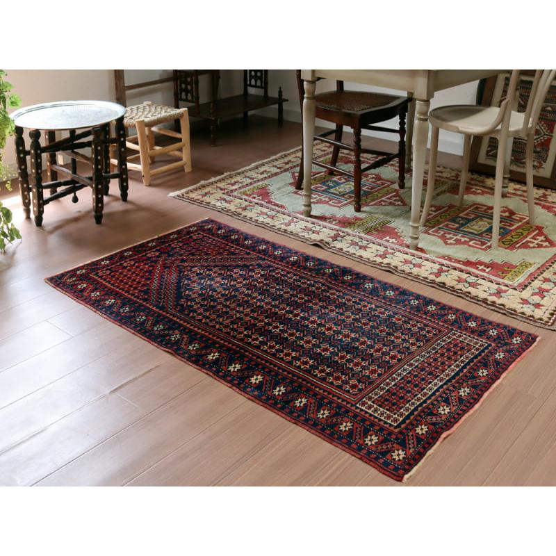 トライバルラグ 手織り絨毯 トルコ 146x80cm ヤージベディル | ブランド登録なし | 01