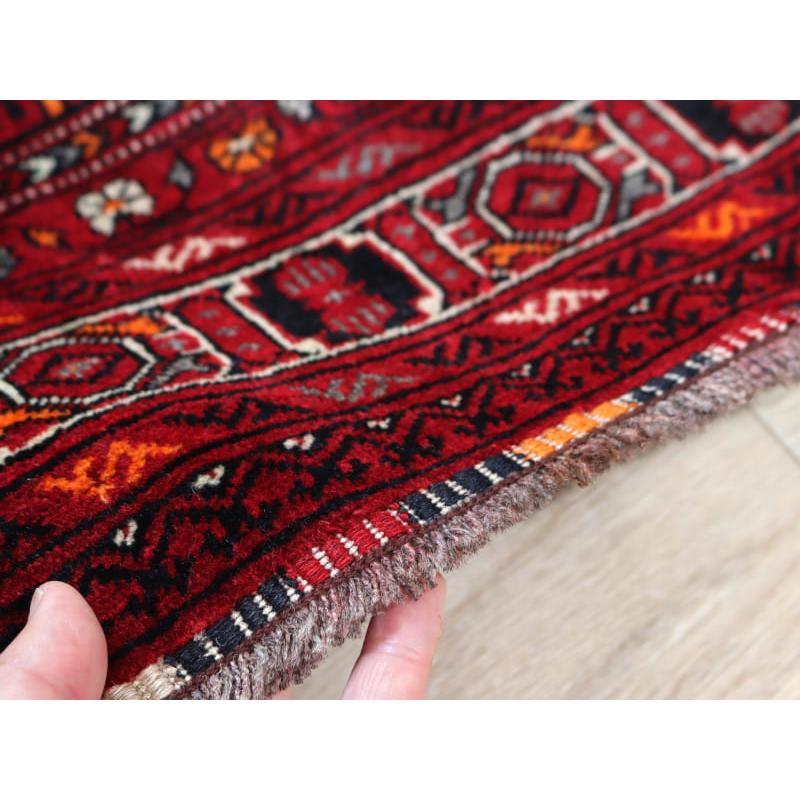 トライバルラグ 手織り絨毯 114x78cm トルクメン モスク 年号1483 | ブランド登録なし | 05