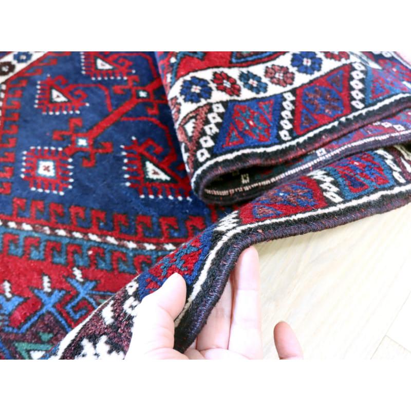 トライバルラグ 手織り絨毯 トルコ 123x74cm ドゥシュメアルトゥ　生命の樹　ネイビーブルー | ブランド登録なし | 08