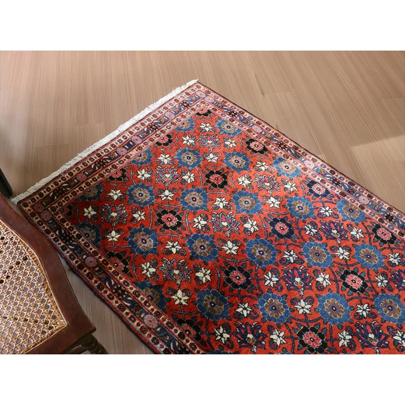 ペルシャ絨毯 ヴェラミン　手織りラグ  156x105cm  連なる花のラティス　Mina Khani | ブランド登録なし | 10