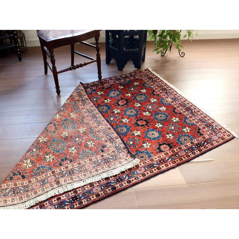 ペルシャ絨毯 ヴェラミン　手織りラグ  156x105cm  連なる花のラティス　Mina Khani | ブランド登録なし | 12