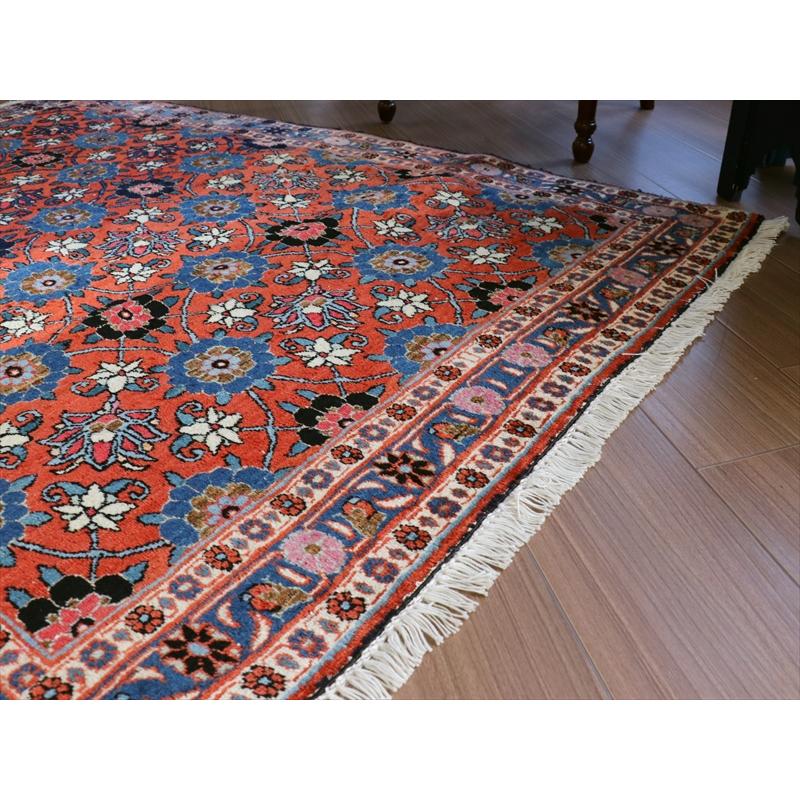 ペルシャ絨毯 ヴェラミン　手織りラグ  156x105cm  連なる花のラティス　Mina Khani | ブランド登録なし | 08