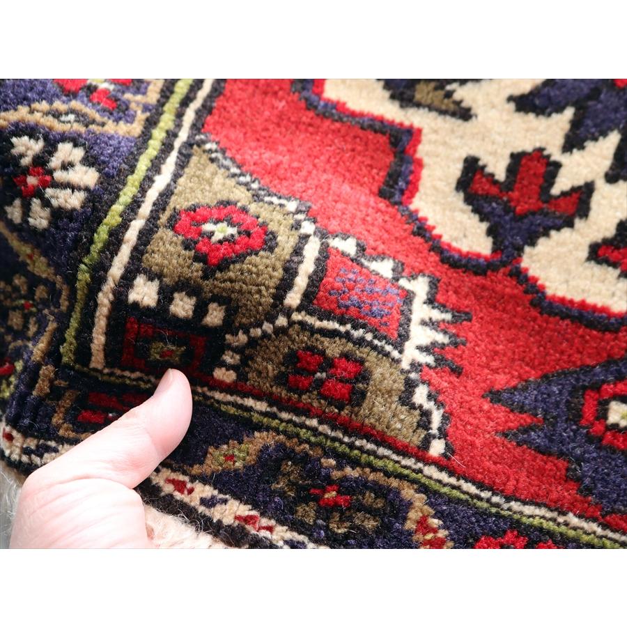 手織り絨毯 小さなサイズ 52x57cm コンヤ サドルバッグのピース |  | 03