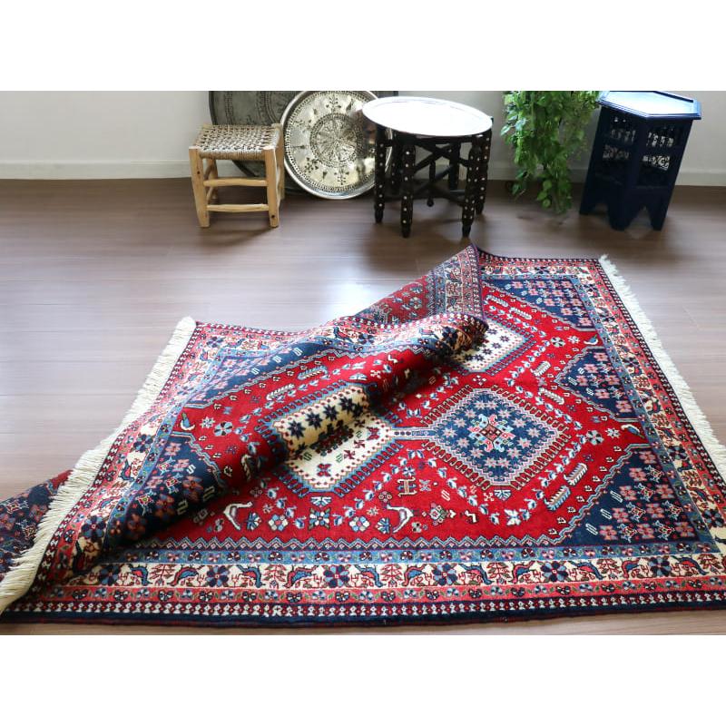 トライバルラグ 部族絨毯 イラン南部ヤラメ Yalameh 【別倉庫