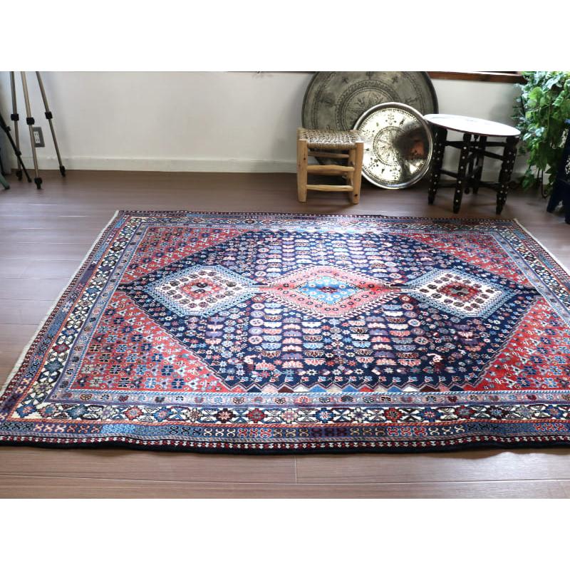 トライバルラグ 部族絨毯 イラン南部ヤラメ Yalameh 192x147cm