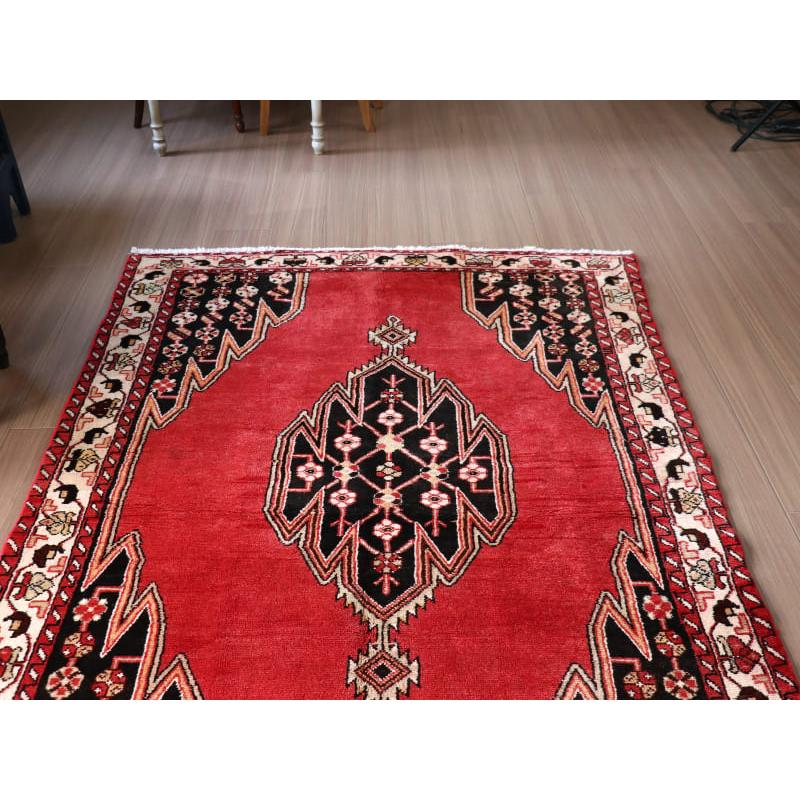 トライバルラグ 部族絨毯 ケルマンシャー 193x131cm ハマダン ペルシャ