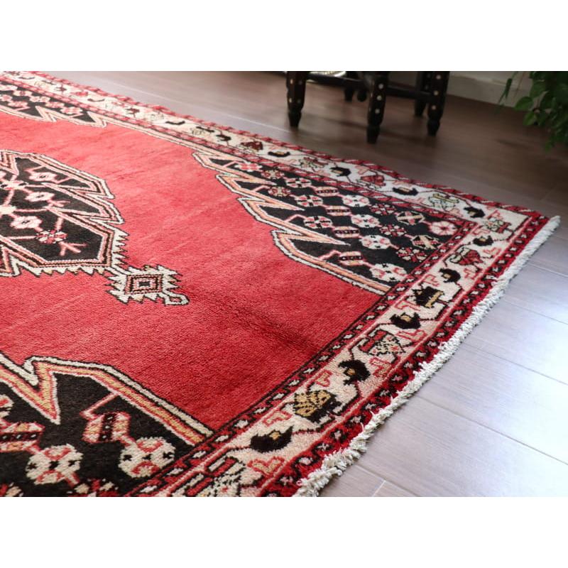 トライバルラグ 部族絨毯 ケルマンシャー 193x131cm ハマダン ペルシャ