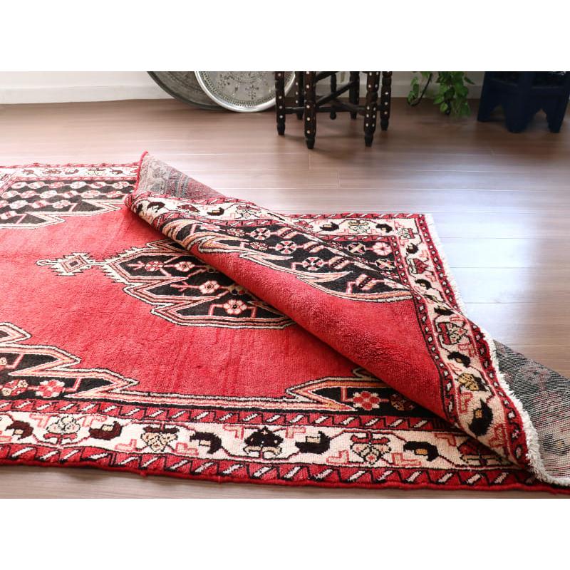 トライバルラグ 部族絨毯 ケルマンシャー 193x131cm ハマダン ペルシャ