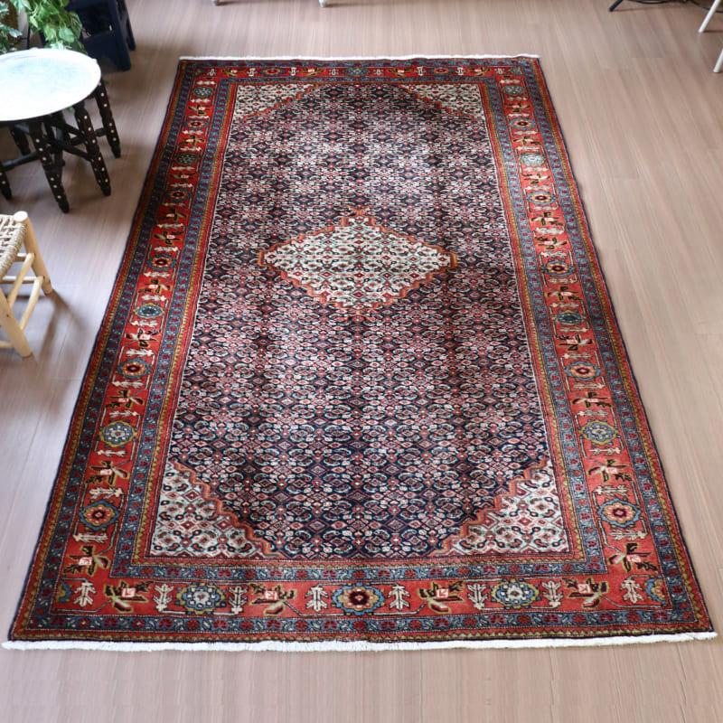 ペルシャ絨毯 アルデビル 267x163cm ヴィンテージラグ ヘラティ文様