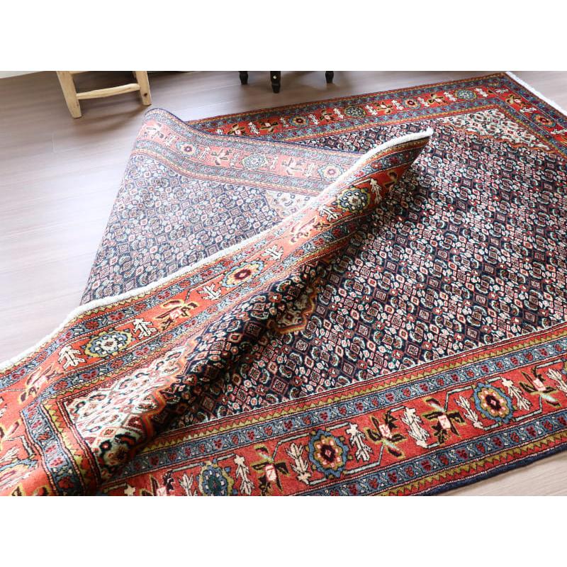 ペルシャ絨毯 アルデビル 267x163cm ヴィンテージラグ ヘラティ文様