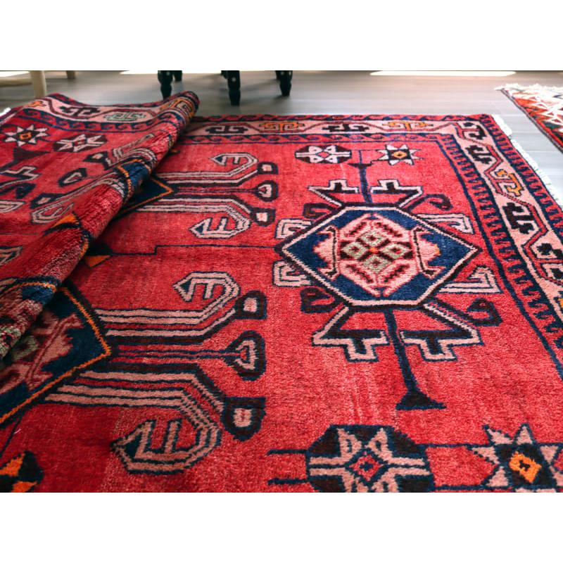 手織りラグ ロリ族 240x165cm 角のあるメダリオン レッド | ブランド登録なし | 12