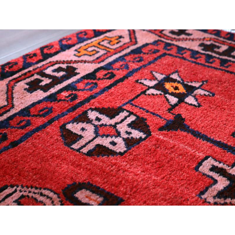 手織りラグ ロリ族 240x165cm 角のあるメダリオン レッド | ブランド登録なし | 07