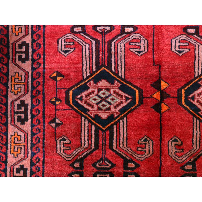 手織りラグ ロリ族 240x165cm 角のあるメダリオン レッド | ブランド登録なし | 08