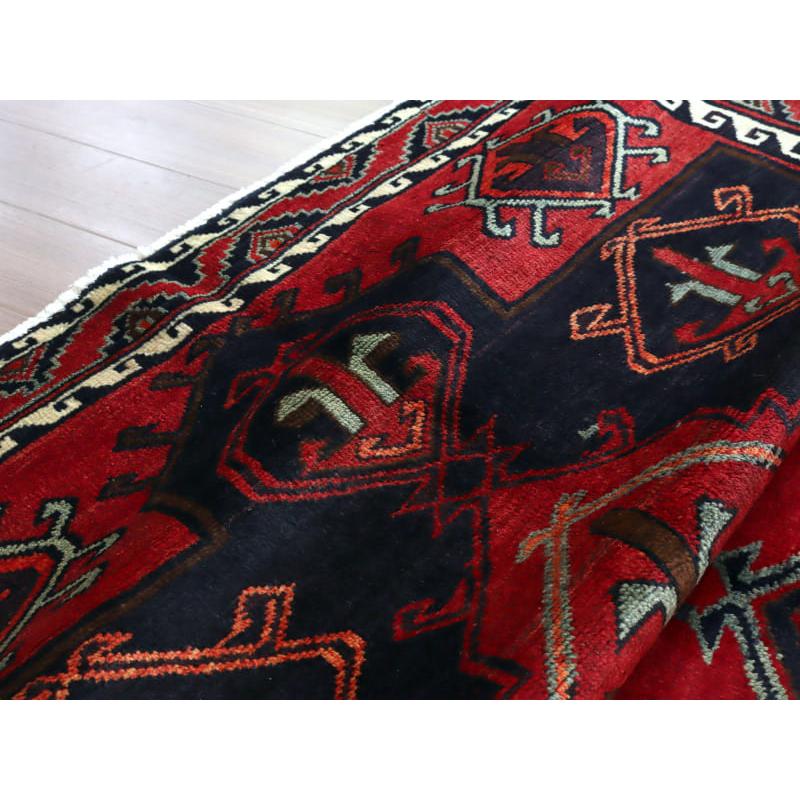 トライバルラグ ロリ族 238x180cm レッド ネイビー | ブランド登録なし | 10