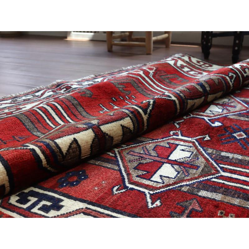 ロリ 手織り絨毯 195x145cm 角のあるメダリオン_13