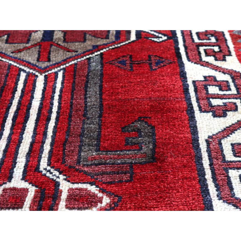 ロリ 手織り絨毯 195x145cm 角のあるメダリオン_6