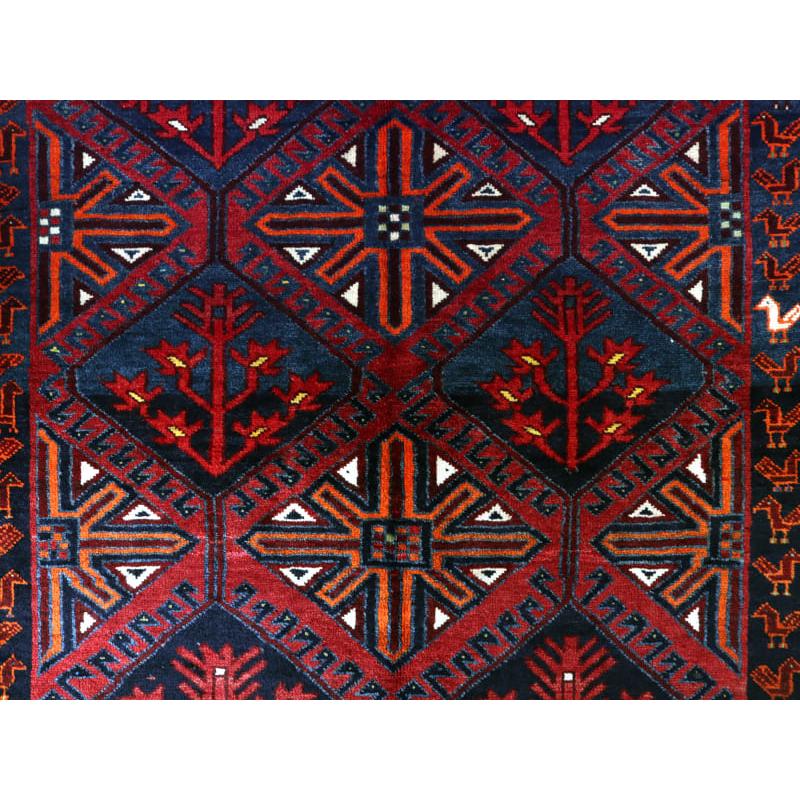 部族絨毯 ロリ族 220x155cm 連なるメダリオン | ブランド登録なし | 06