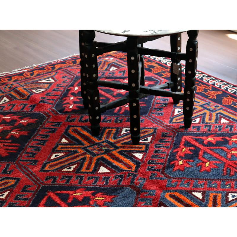 部族絨毯 ロリ族 220x155cm 連なるメダリオン | ブランド登録なし | 07