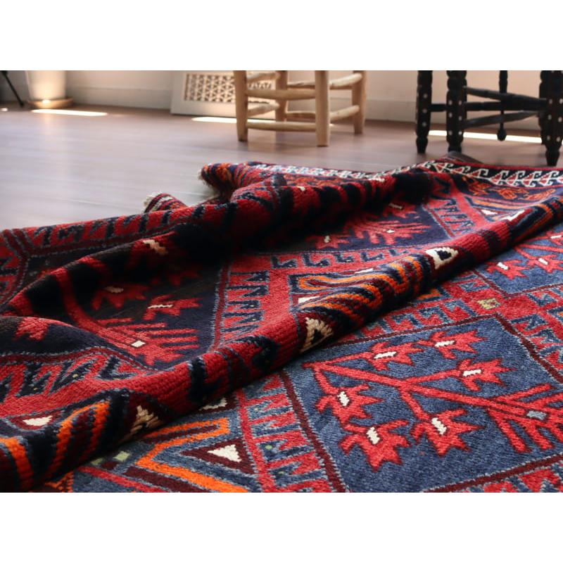 部族絨毯 ロリ族 220x155cm 連なるメダリオン | ブランド登録なし | 09