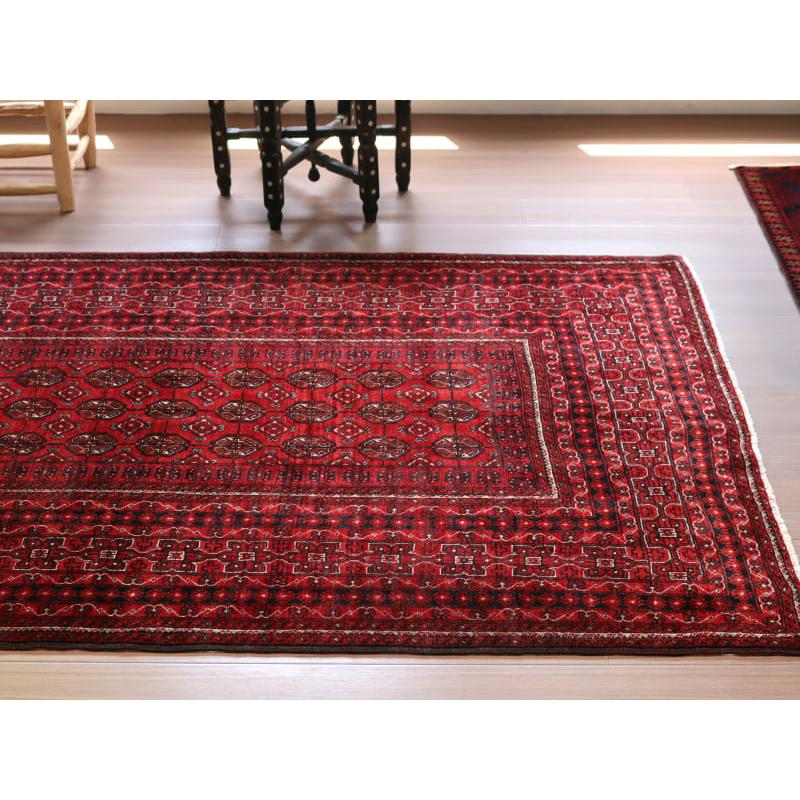 バルーチ トライバルラグ 230x130cm 幾何学モチーフ