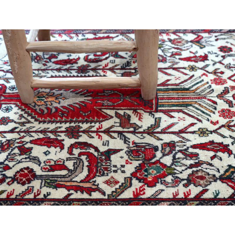 イランの手織り絨毯 バルーチ 152x87cm 動物と花 | ブランド登録なし | 07