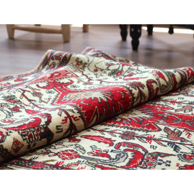 イランの手織り絨毯 バルーチ 152x87cm 動物と花 | ブランド登録なし | 08