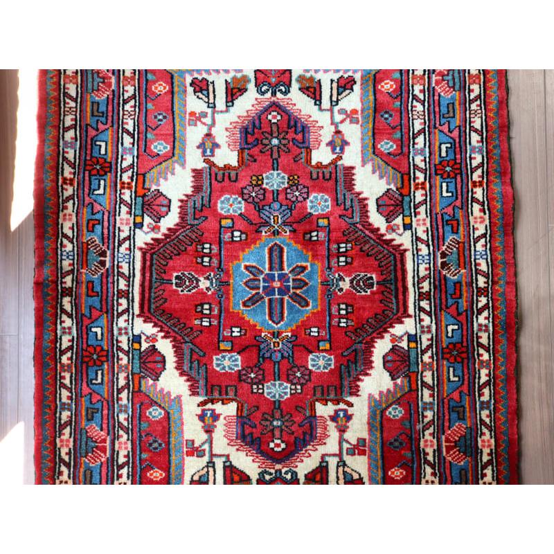 トライバルラグ ハマダン 137x93cm 小花とメダリオン | ブランド登録なし | 02