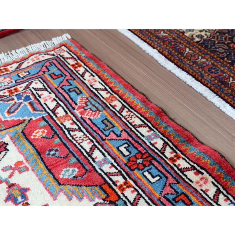 トライバルラグ ハマダン 137x93cm 小花とメダリオン | ブランド登録なし | 06