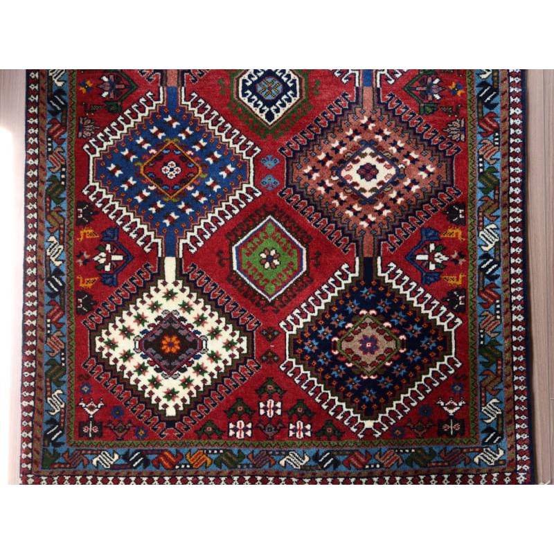 部族絨毯 イラン南部 ヤラメ 127x80cm 連なるメダリオン | ブランド登録なし | 03