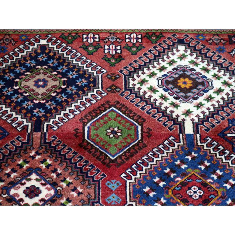 部族絨毯 イラン南部 ヤラメ 127x80cm 連なるメダリオン | ブランド登録なし | 05