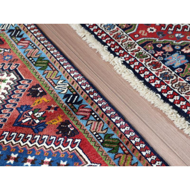 部族絨毯 イラン南部 ヤラメ 127x80cm 連なるメダリオン | ブランド登録なし | 06