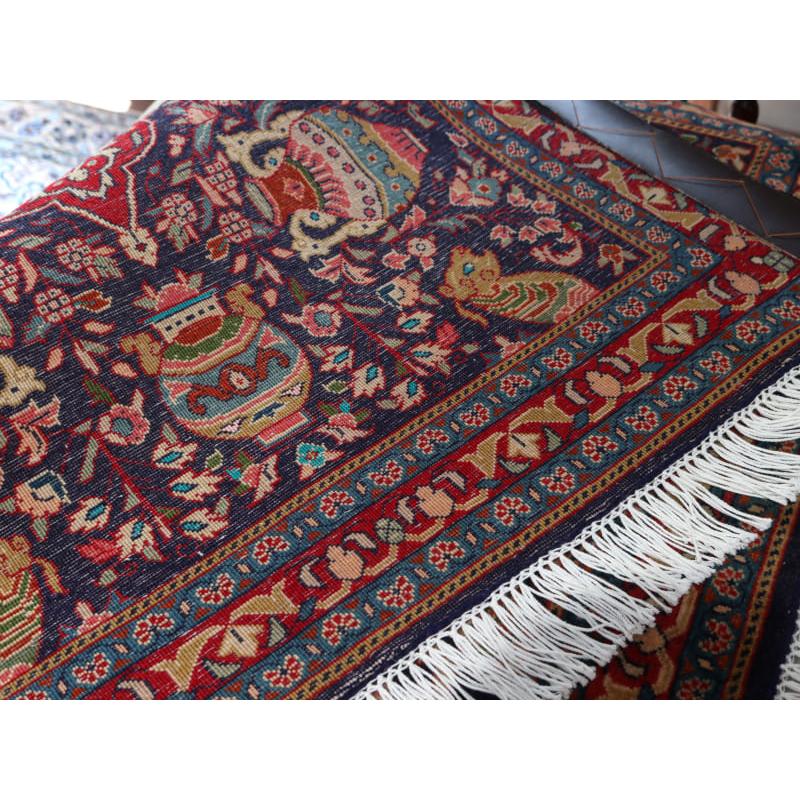 サルーク 手織りラグ 97x74cm 花瓶と動物 | ブランド登録なし | 10