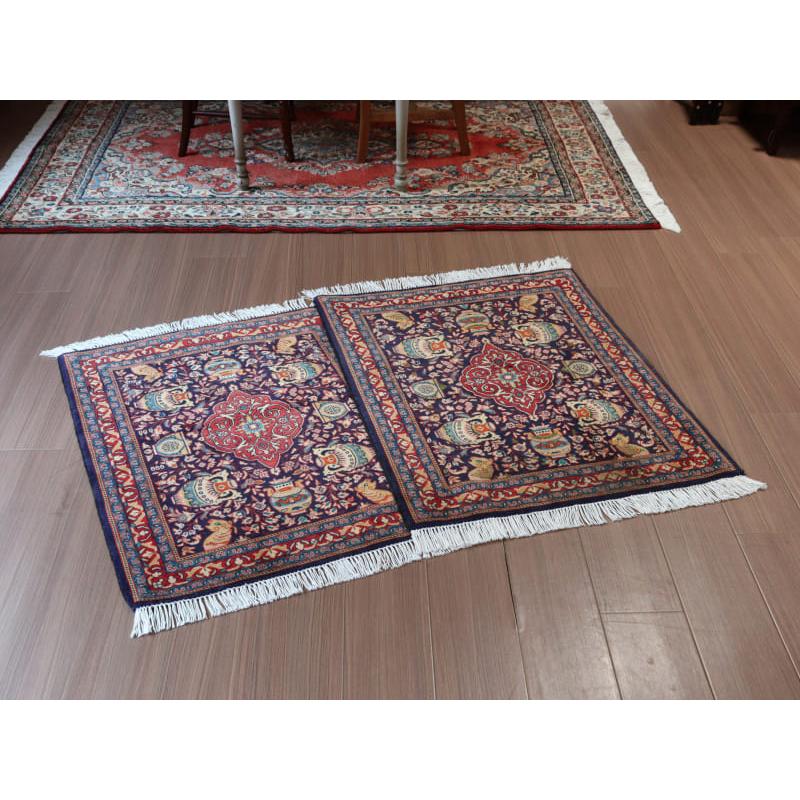 サルーク 手織りラグ 97x74cm 花瓶と動物 | ブランド登録なし | 11