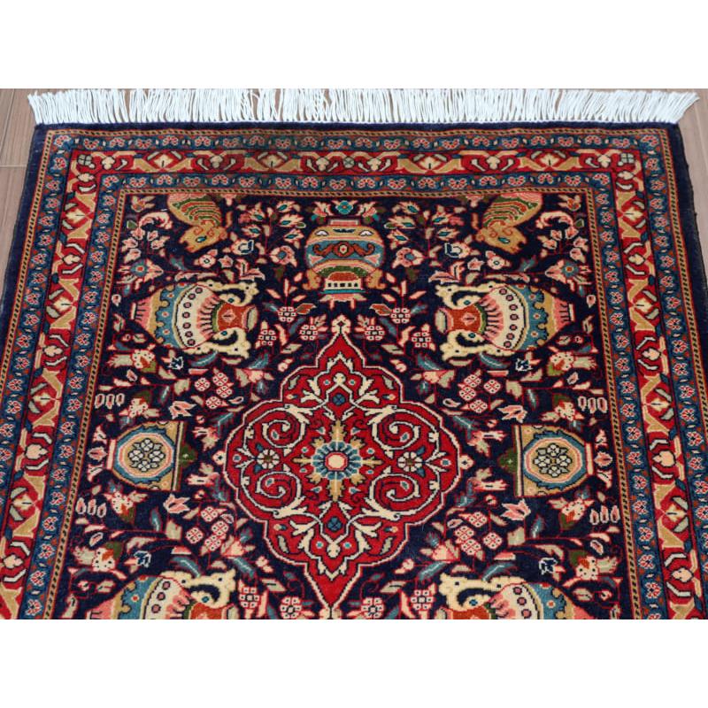 サルーク 手織りラグ 97x74cm 花瓶と動物 | ブランド登録なし | 02