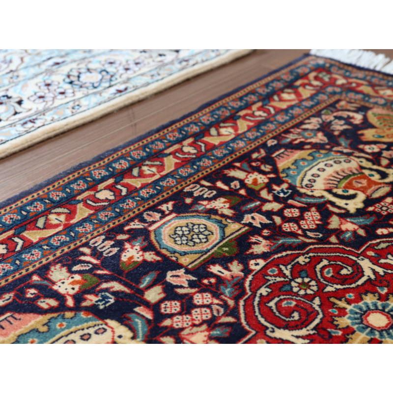 サルーク 手織りラグ 97x74cm 花瓶と動物 | ブランド登録なし | 05