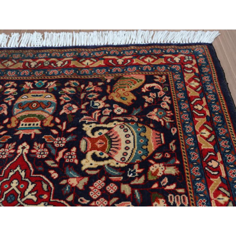 サルーク 手織りラグ 97x74cm 花瓶と動物 | ブランド登録なし | 06