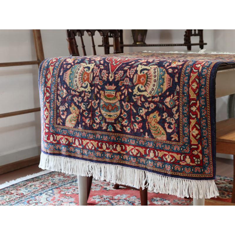 サルーク 手織りラグ 97x74cm 花瓶と動物 | ブランド登録なし | 07