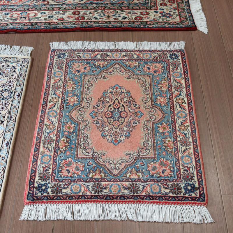 サルーク イランの手織り絨毯 85x65cm 花形のメダリオン