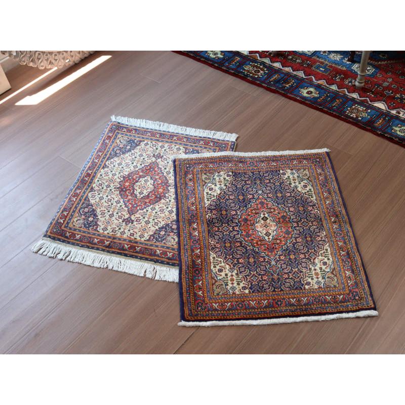 サルーク 手織り絨毯 85x70cm 幾何学モチーフ | ブランド登録なし | 08