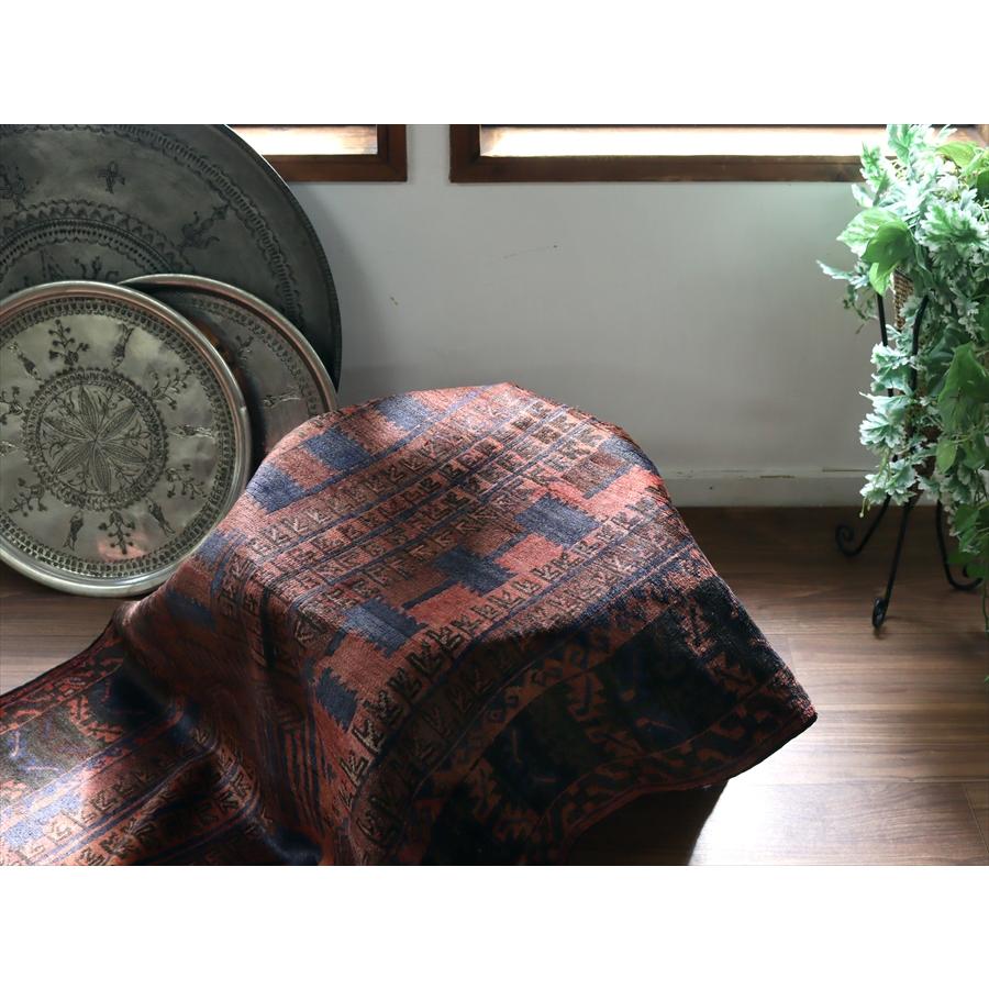 トライバルラグ バルーチ 220x105cm 幾何学デザイン 手織り絨毯 |  | 08