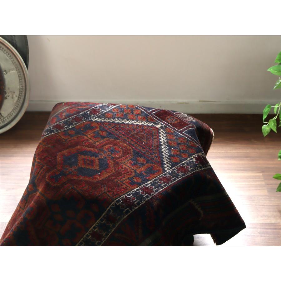 トライバルラグ バルーチ 136x89cm 手織りラグ ミフラープ |  | 10