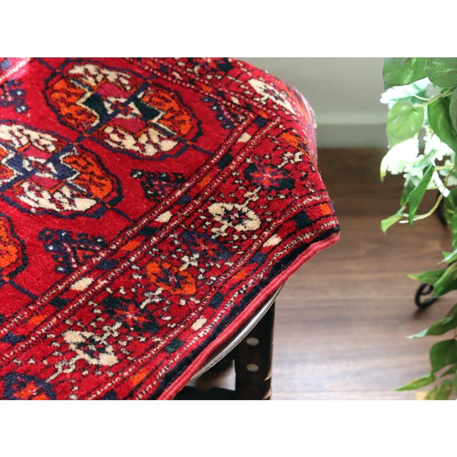 トライバルラグ バルーチ 78x51cm 幾何学模様 レッド |  | 06